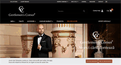 Desktop Screenshot of gentlemenscorner.ro